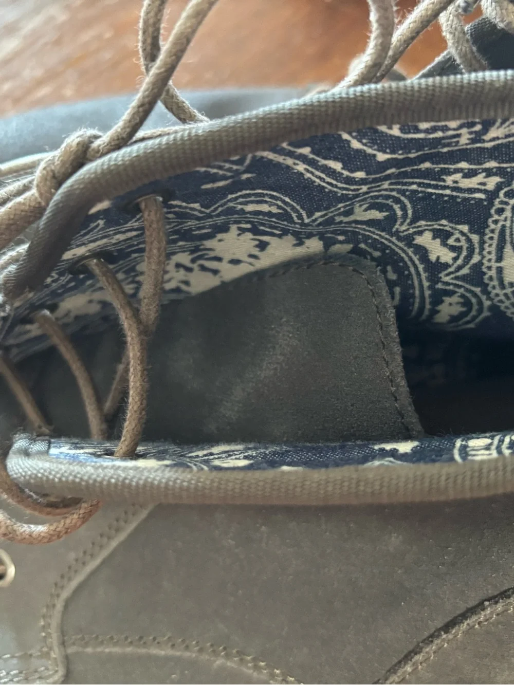 Penguin Men's Gray Suede Lace-Up Chukka Boots